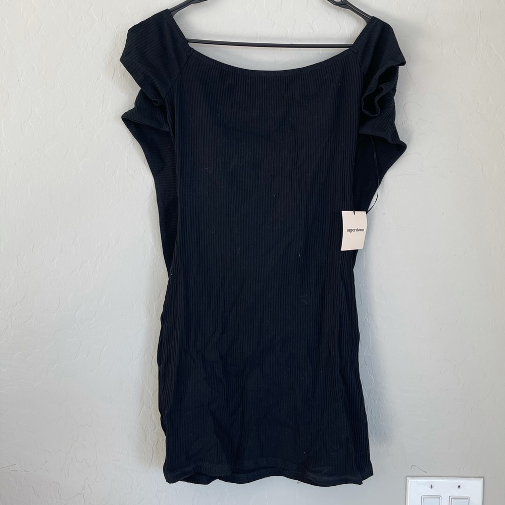 Ribbed tshirt dress